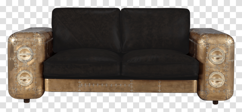 Vintage Couch Loveseat, Furniture, Armchair, Wood Transparent Png