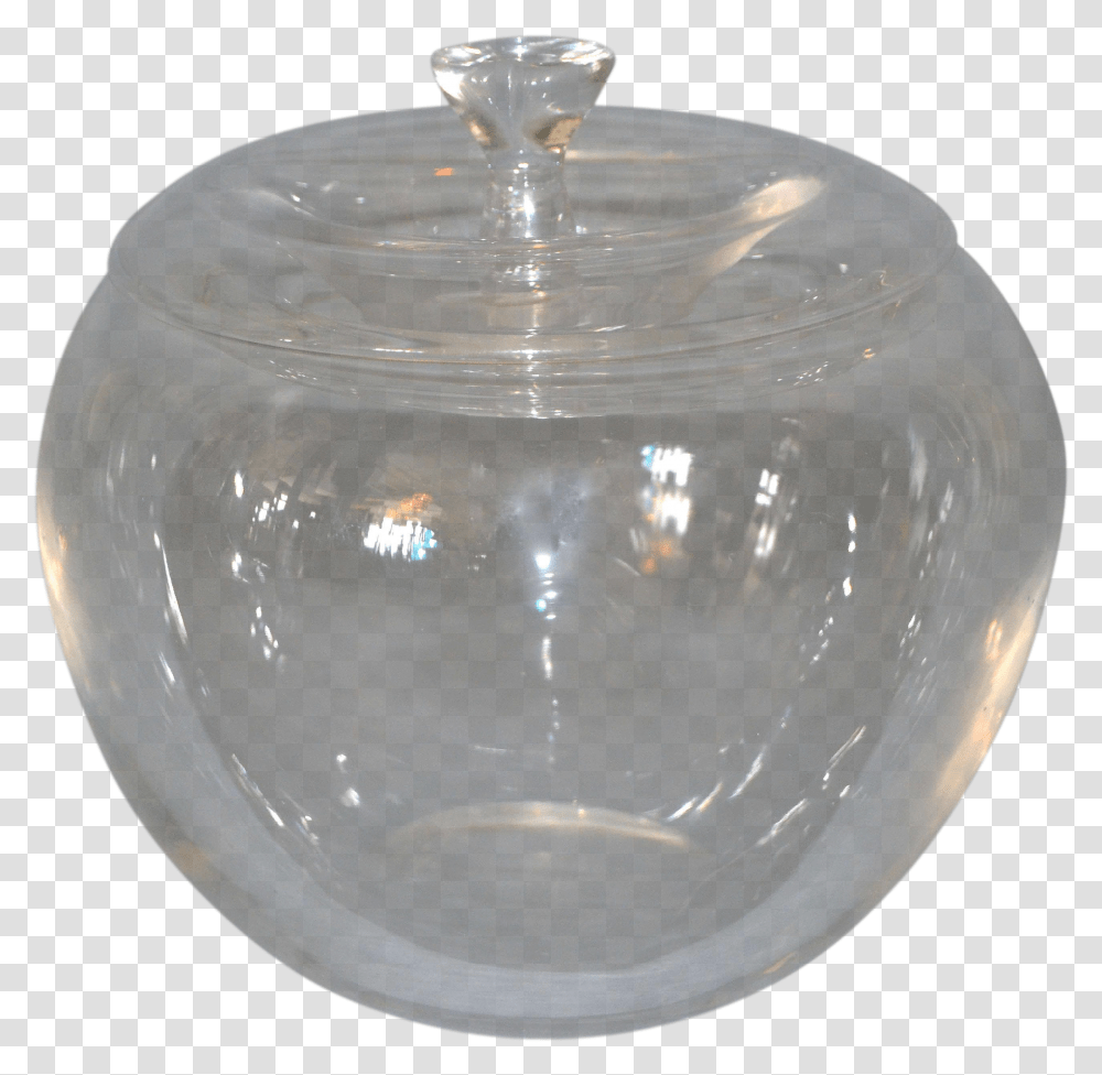 Vintage Crystal Clear Art Glass Apple By Elsa Peretti For Tiffany Ceramic Transparent Png