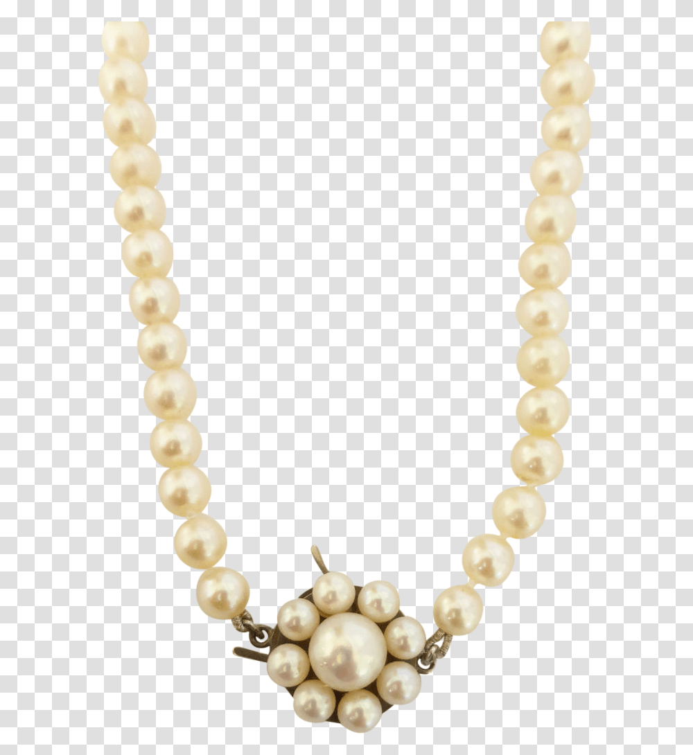 Vintage Cultured Akoya Pearl Strand 20 Inch With 9ct Necklace, Accessories, Accessory, Jewelry, Bead Necklace Transparent Png