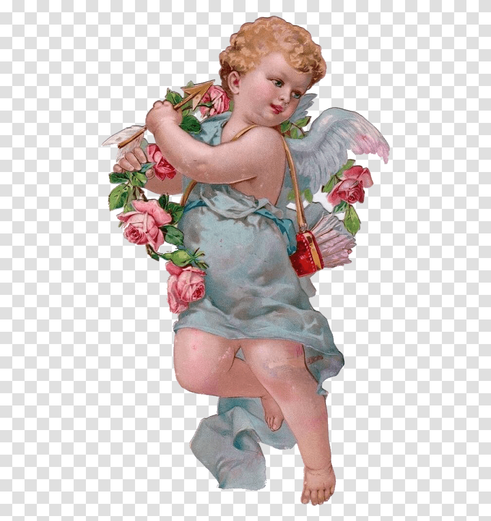 Vintage Cupid, Person, Human, Angel Transparent Png