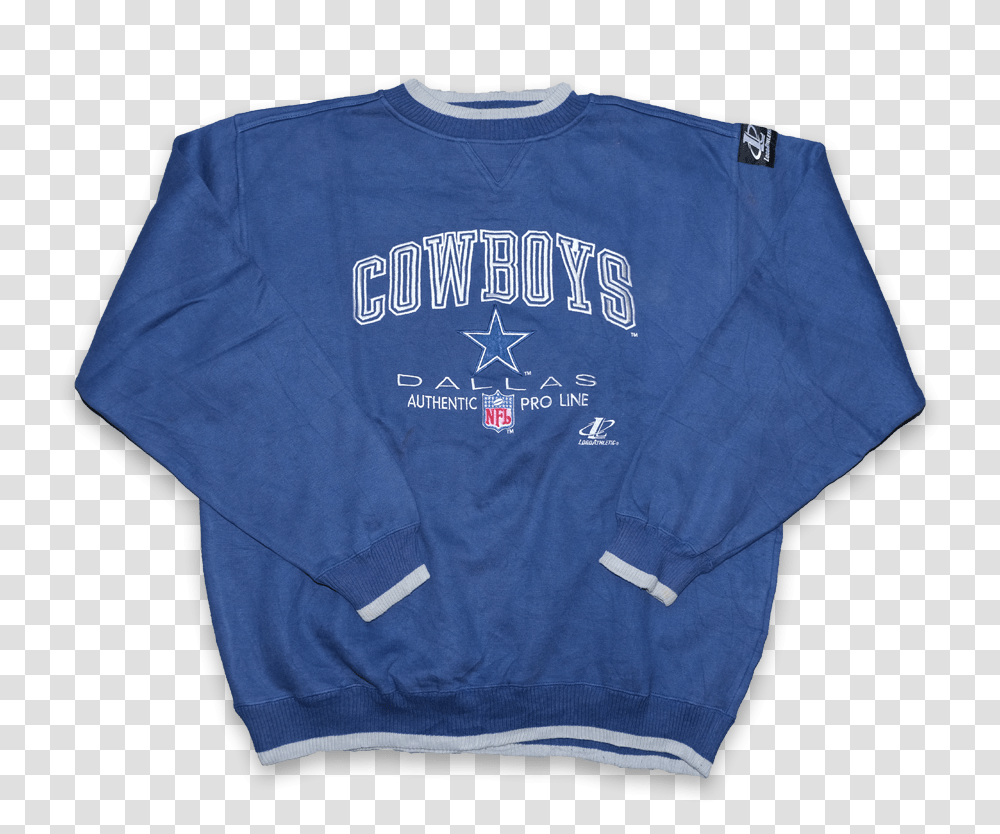 Vintage Dallas Cowboys Sweater Xlarge Sweatshirt, Clothing, Apparel, Long Sleeve, Hoodie Transparent Png