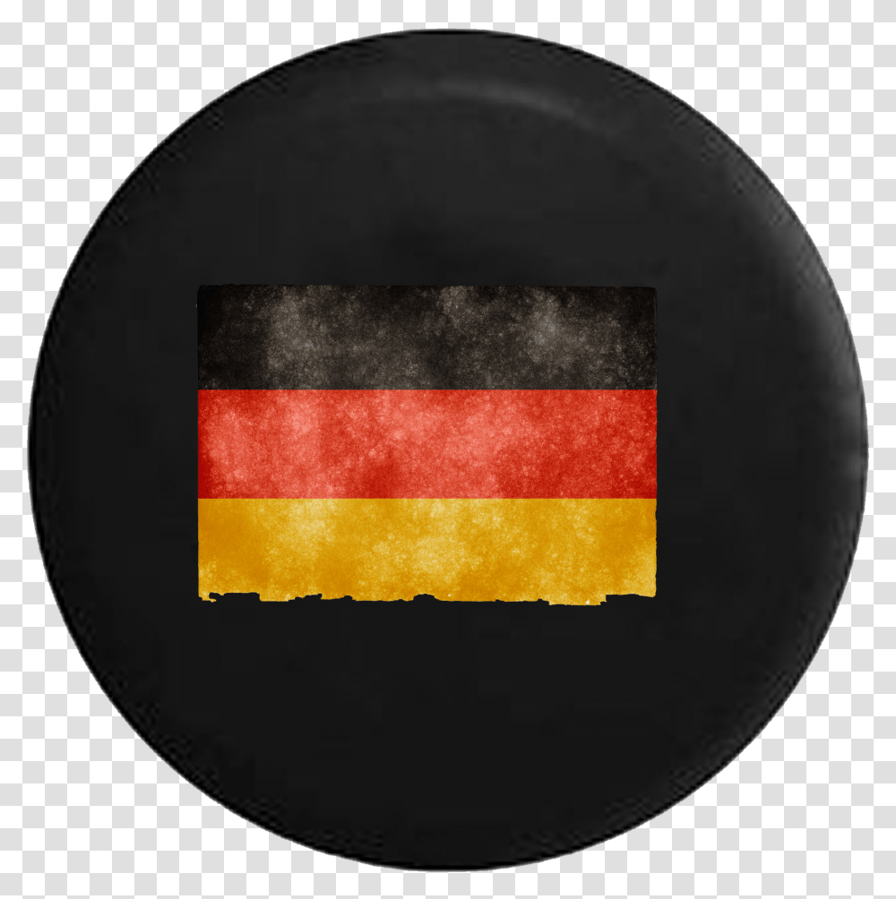Vintage Distressed German Flag Rv Camper Spare Tire Circle, Hat, Cap, Baseball Cap Transparent Png