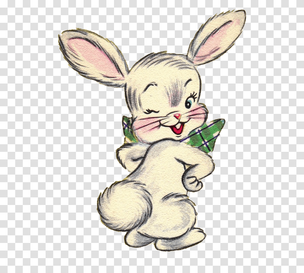 Vintage Easter Free Image Vintage Easter Bunny Background, Mammal, Animal, Wildlife, Deer Transparent Png