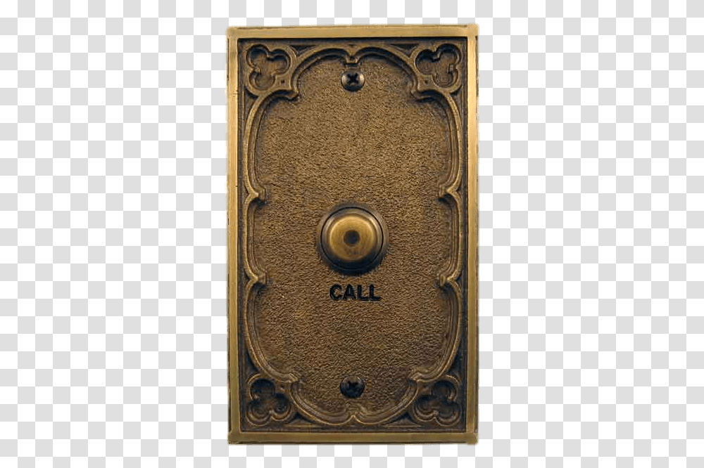 Vintage Elevator Call Button, Plaque, Door, Electrical Device Transparent Png