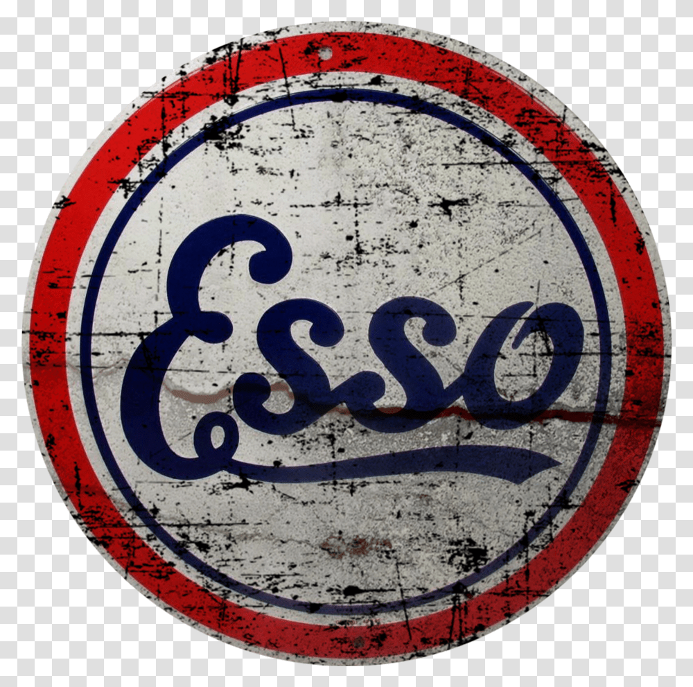 Vintage Esso Gasoline Sign Oil Gas Signs Logo Esso Vintage Vector Transparent Png