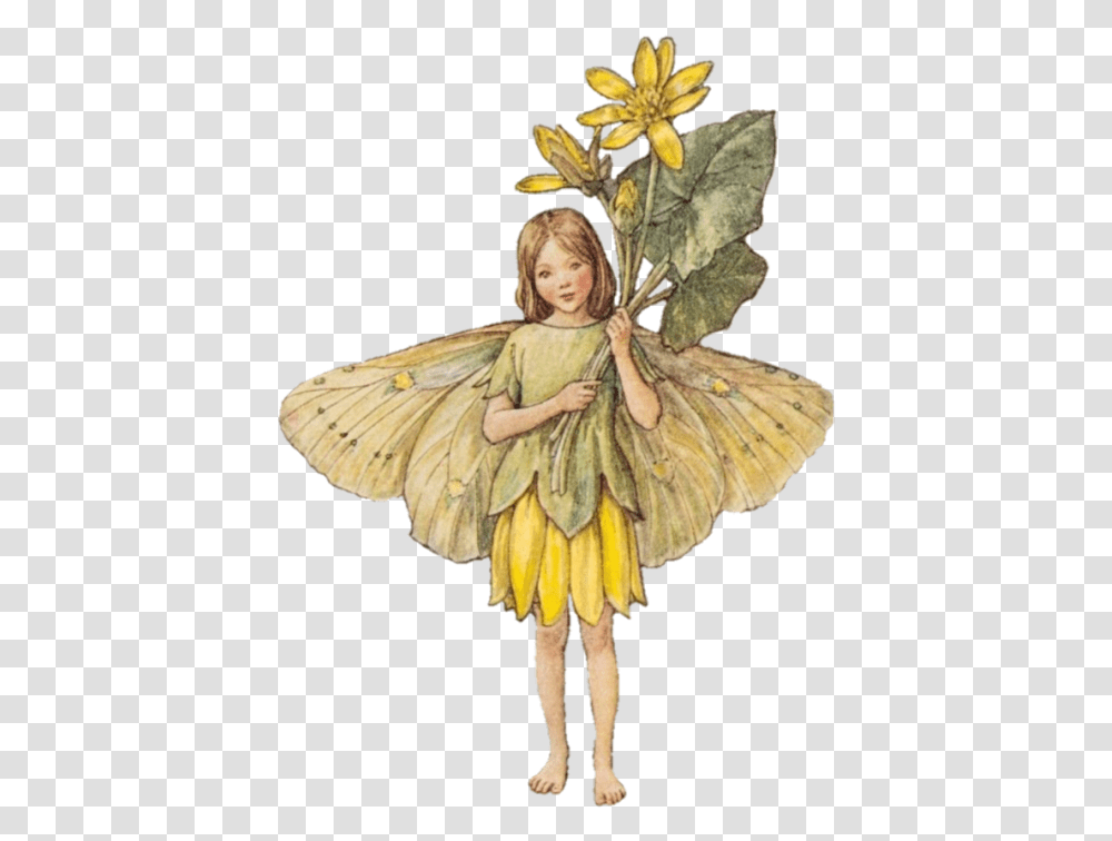 Vintage Fairy, Person, Human, Painting Transparent Png
