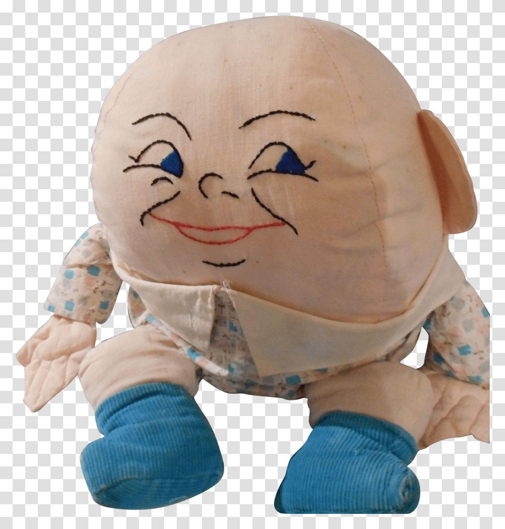 Vintage Felt Humpty Dumpty, Doll, Toy, Person, Human Transparent Png
