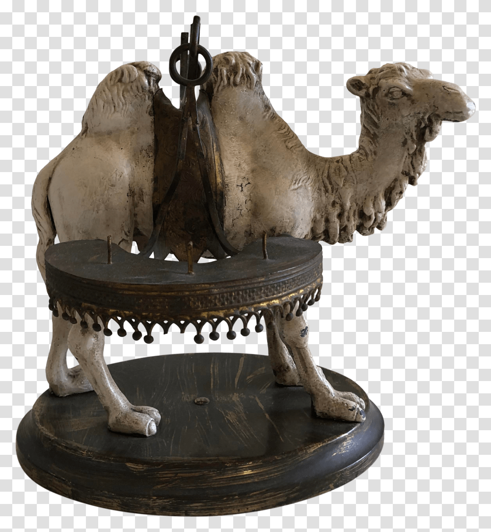 Vintage Figurative Camel Candle Holder Arabian Camel Transparent Png