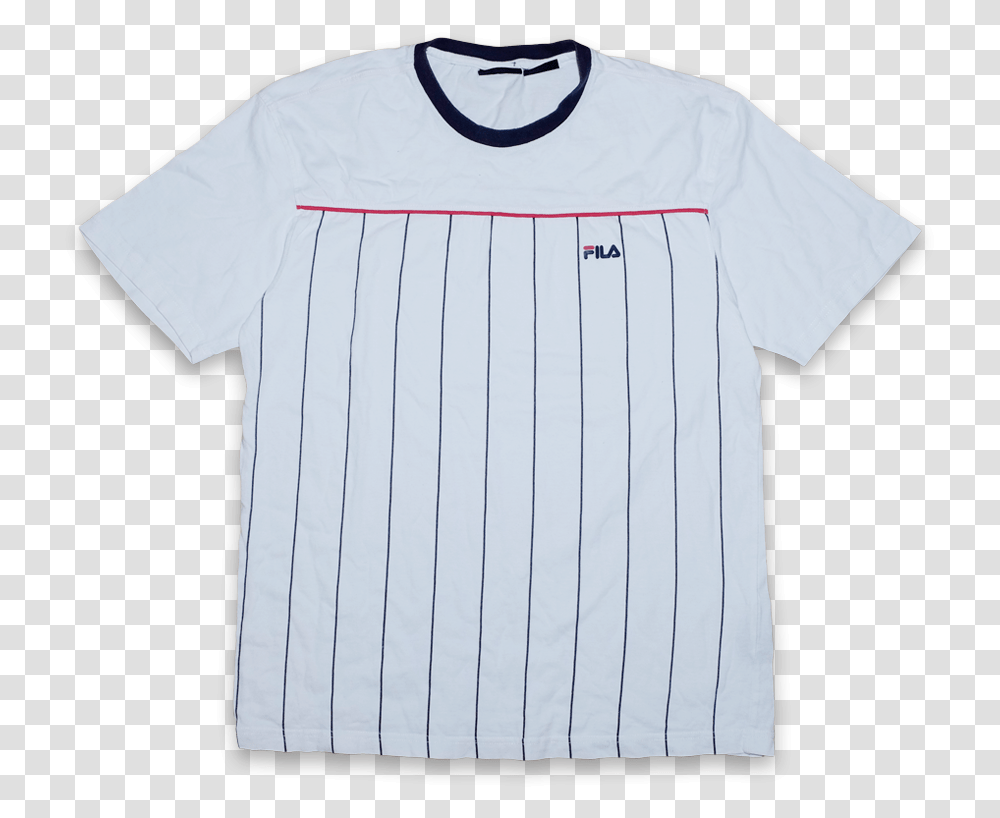 Vintage Fila Vertical Stripes T Shirt Large Active Shirt, Apparel, T-Shirt, Sleeve Transparent Png