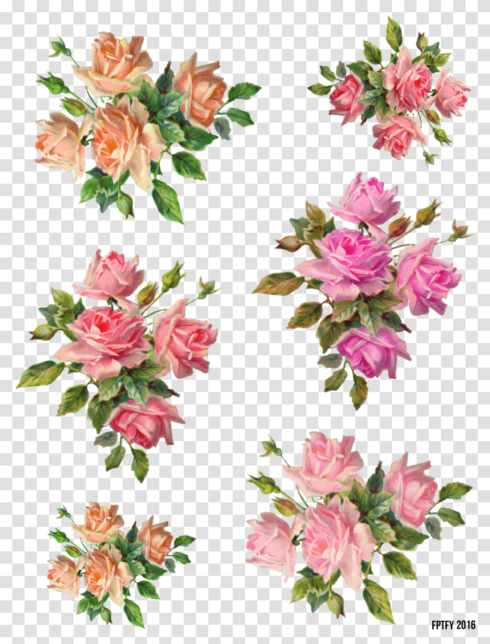 Vintage Flower Clipart Wonderful Vintage Flower Pattern Transparent Png