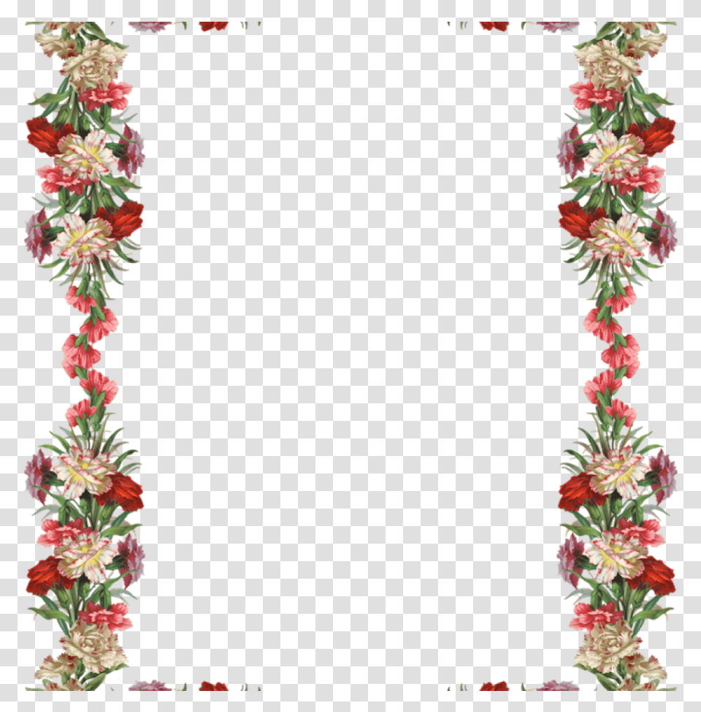 Vintage Flower Frame Flowers Border Design, Floral Design, Pattern Transparent Png