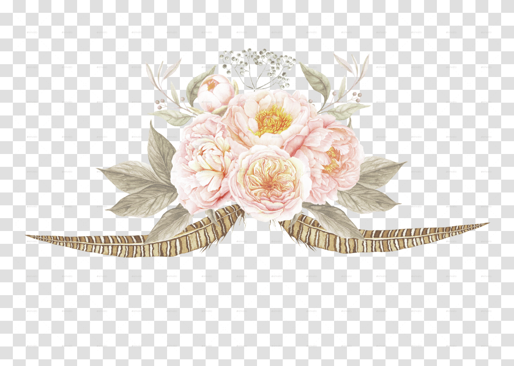 Vintage Flower Graphic Flower Vintage Border Transparent Png