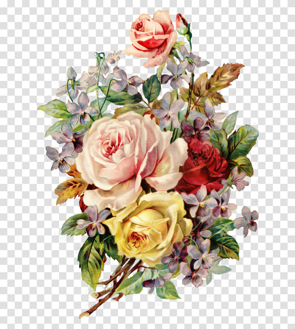 Vintage Flower, Floral Design, Pattern Transparent Png