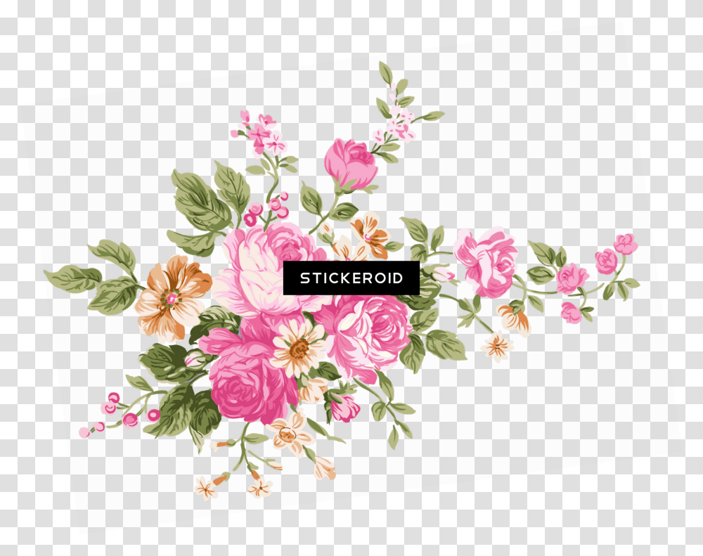 Vintage Flowers Background, Floral Design, Pattern Transparent Png