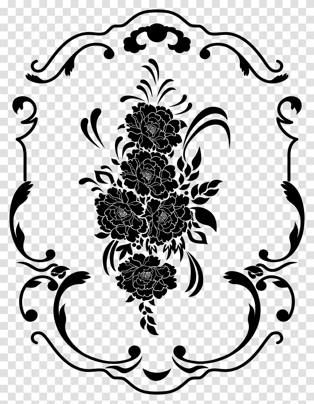 Vintage Flowers Clip Arts Clip Art, Gray, World Of Warcraft Transparent Png