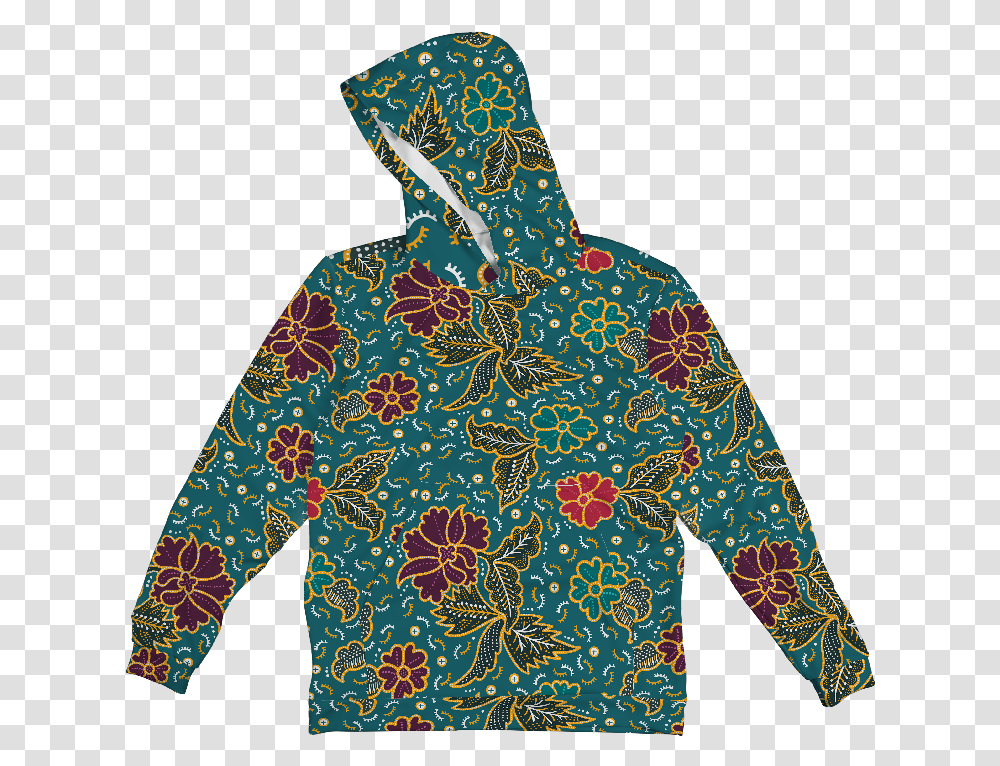 Vintage Flowers Hoodie Hoodie, Clothing, Apparel, Pattern, Paisley Transparent Png