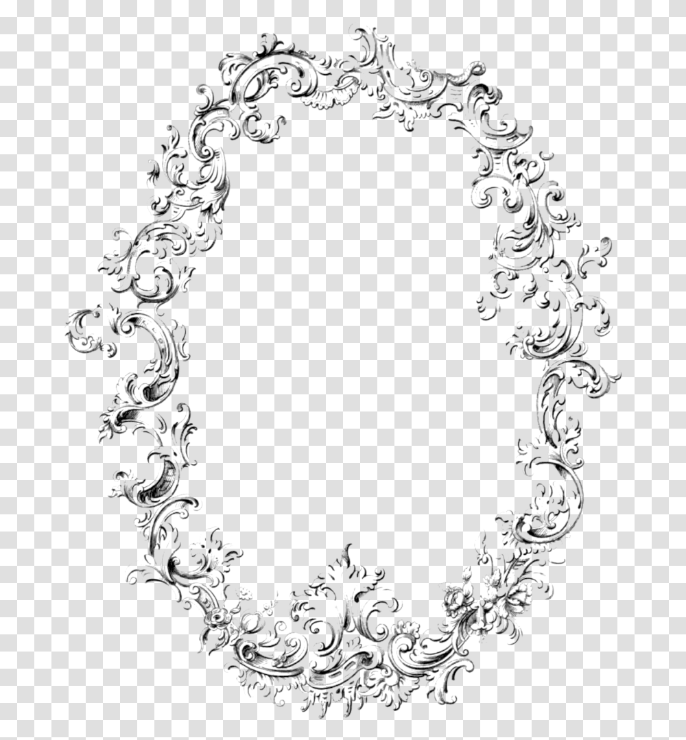 Vintage Frame Clipart Vintage Frame, Floral Design, Pattern, Stencil Transparent Png