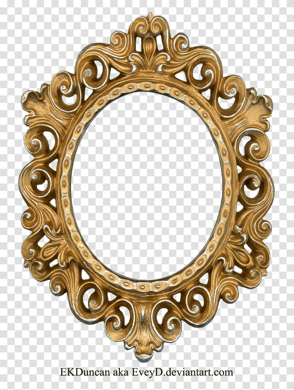 Vintage Frame Pictures, Gate, Oval, Gold Transparent Png