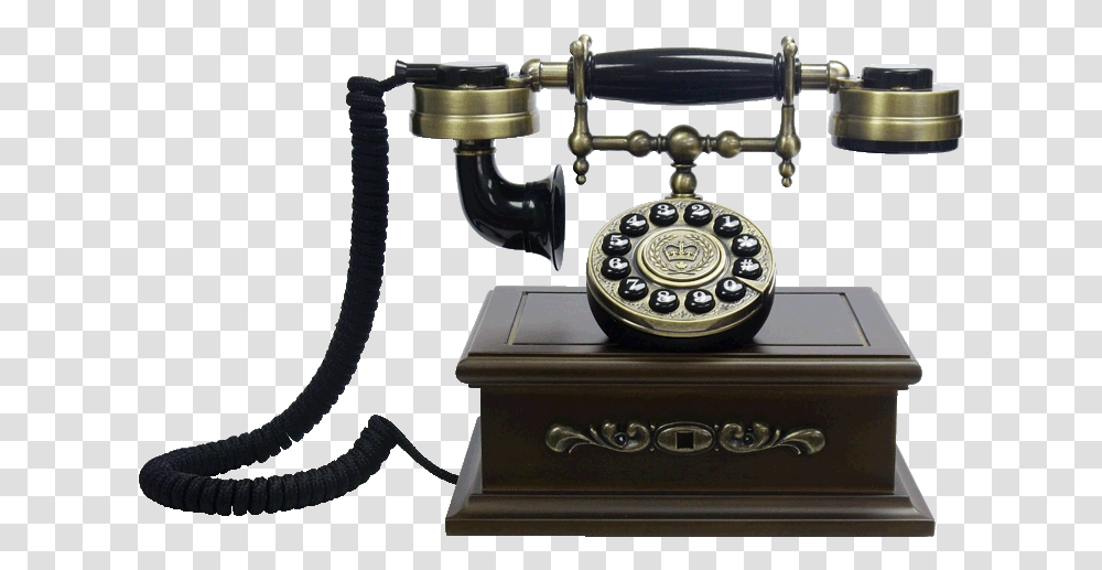 Vintage French Victorian Phone Corded Phone, Electronics, Dial Telephone, Sink Faucet Transparent Png
