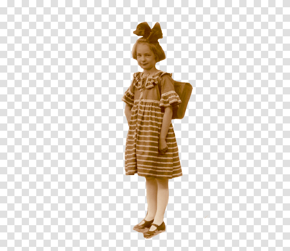 Vintage Girl Clear Background, Apparel, Person, Human Transparent Png