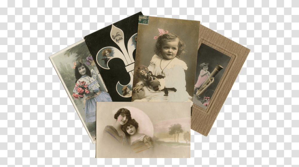 Vintage Girl Vintage Photos Of Children, Collage, Poster, Advertisement, Person Transparent Png