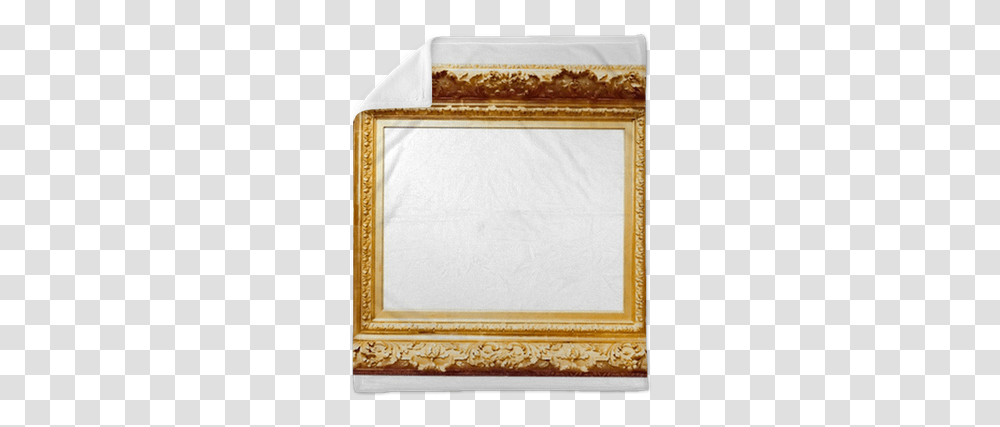 Vintage Gold Frame Isolated Muse, Rug, Mirror, Art Transparent Png