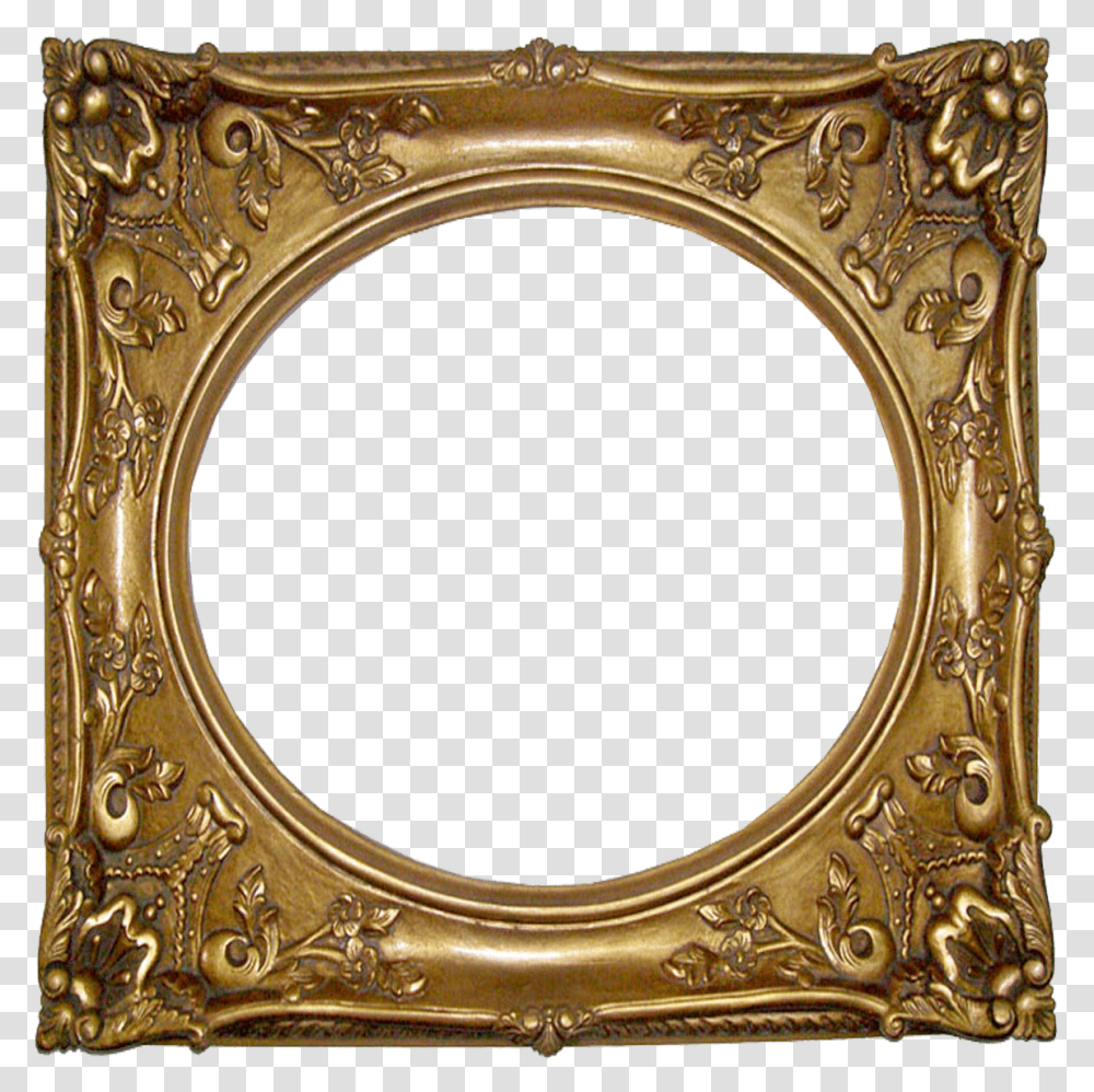 Vintage Gold Gilded Frames Free Gold Picture Frame Template, Oval, Mirror, Gate Transparent Png