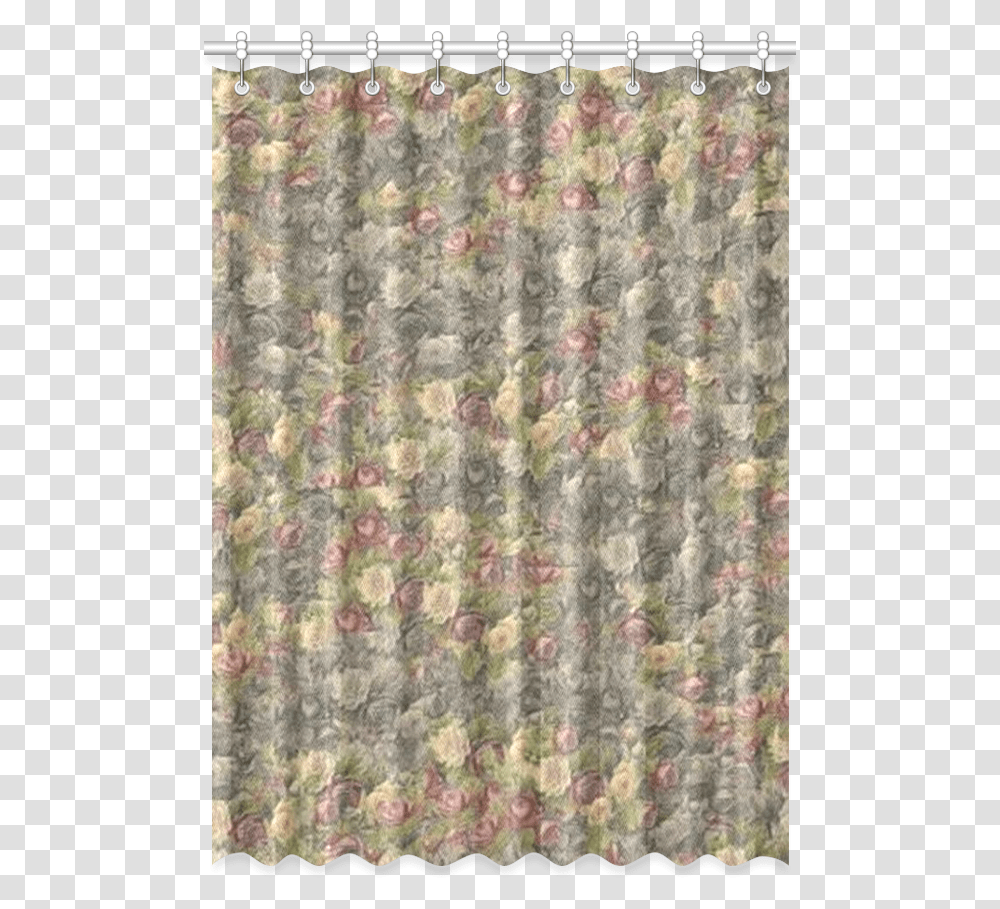 Vintage Gothic Rose Window Curtain, Rug, Military Uniform, Knitting, Wool Transparent Png