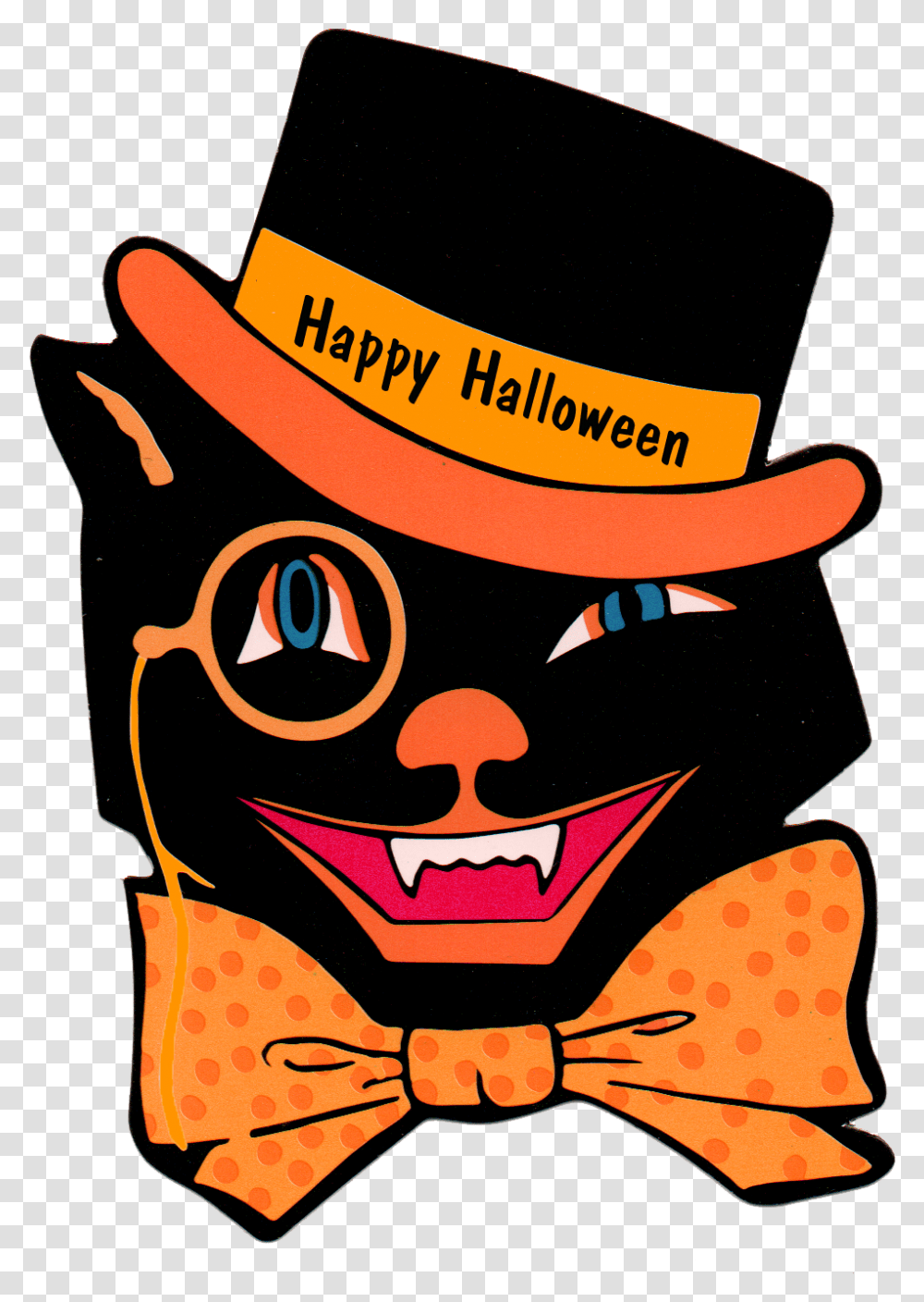 Vintage Halloween Clip Art For Free, Advertisement, Poster, Label Transparent Png