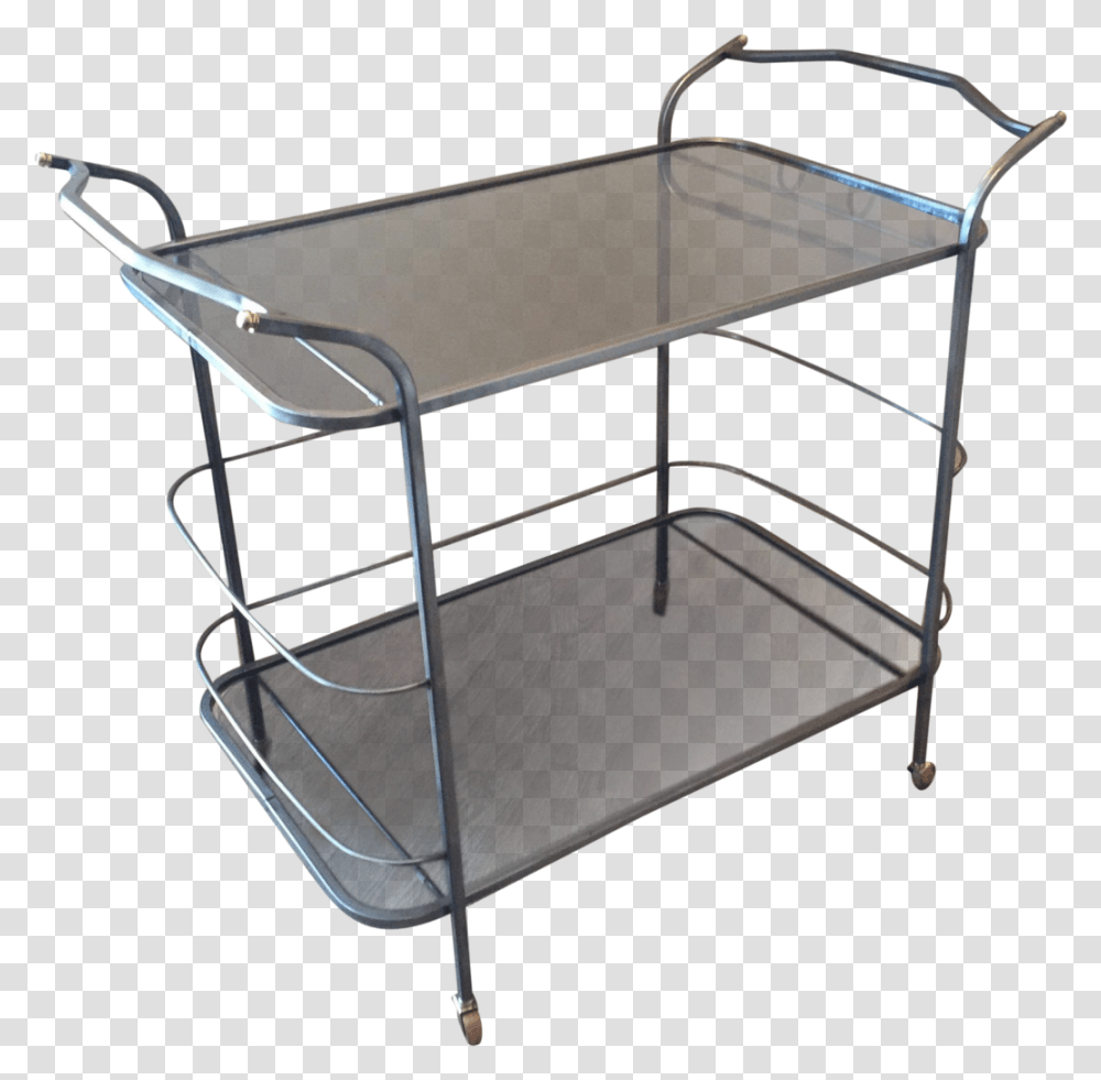 Vintage Hand Wrought Iron Bar Cart, Stand, Shop, Bow, Furniture Transparent Png