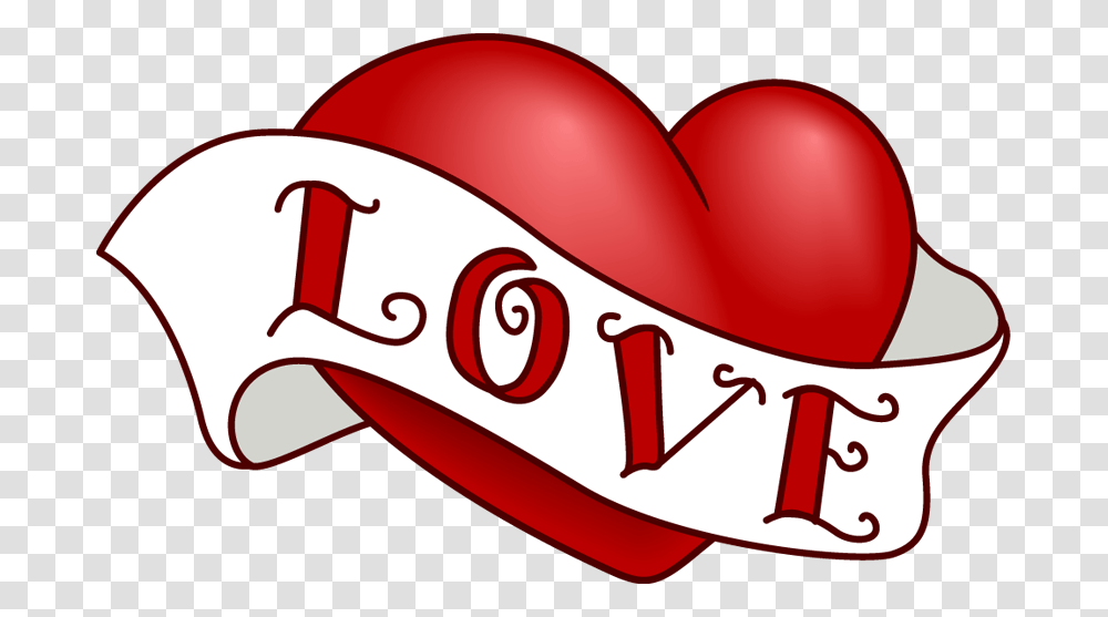 Vintage Heart Clip Art Design For Valentines Day, Label, Mouth, Food Transparent Png