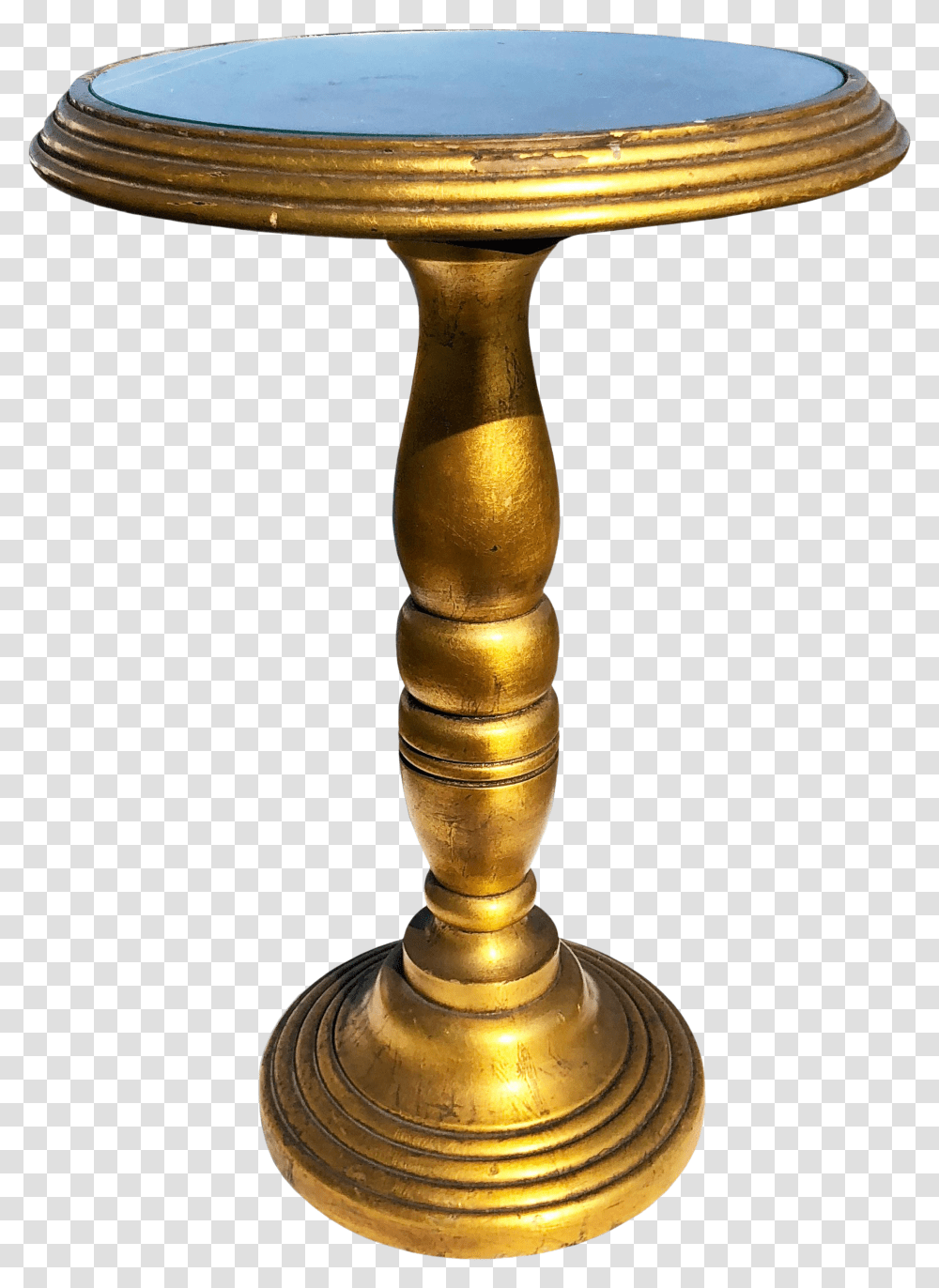 Vintage Hollywood Regency Gold Pedestal Brass, Bronze, Lamp, Hammer, Tool Transparent Png