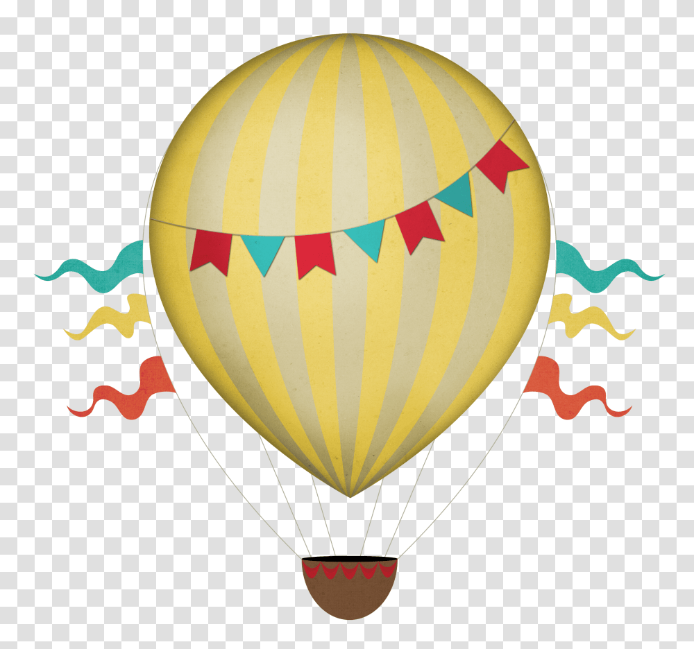 Vintage Hot Air Balloon Clipart, Aircraft, Vehicle, Transportation, Adventure Transparent Png