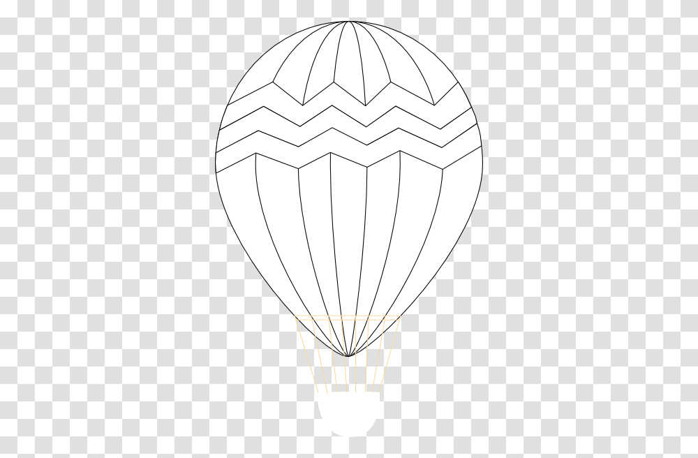 Vintage Hot Air Balloon Coloring, Aircraft, Vehicle, Transportation, Soccer Ball Transparent Png