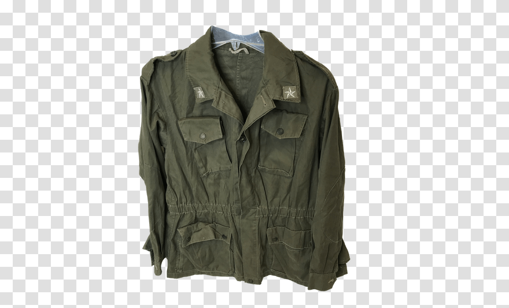 Vintage Italian Army Field Jacket Pocket, Apparel, Coat, Leather Jacket Transparent Png
