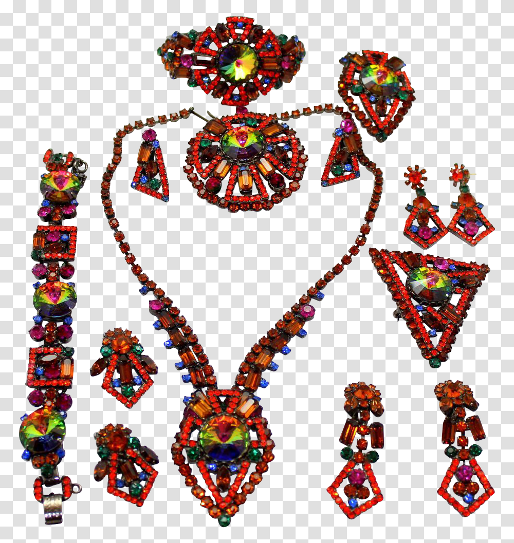 Vintage Juliana Set, Accessories, Accessory, Necklace, Jewelry Transparent Png