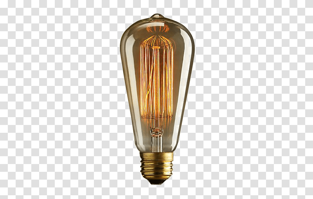 Vintage Lamp Pic Edison Light Bulb, Lighting, Lantern, Lightbulb, Lampshade Transparent Png