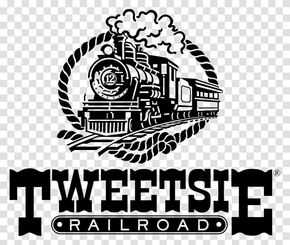 Vintage Logo Vector Tweetsie Railroad Logo, Poster, Advertisement, Flyer Transparent Png