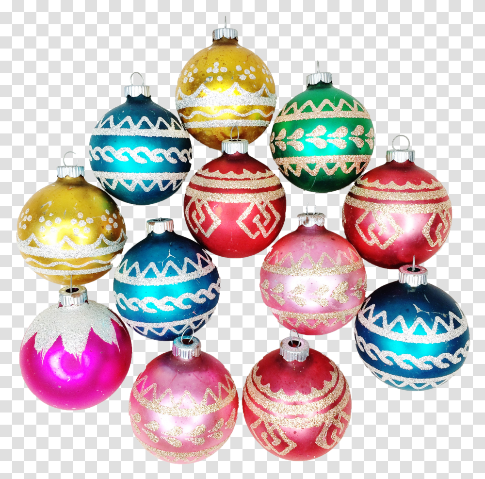 Vintage Looking Christmas Ornaments Christmas Ornament Transparent Png