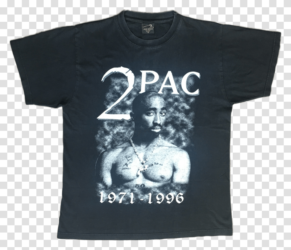 Vintage Memorial Tupac Shirt, Apparel, Person, Human Transparent Png