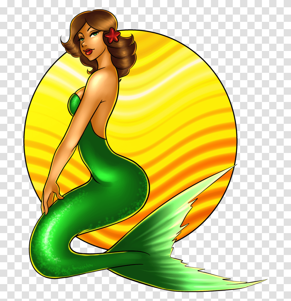 Vintage Mermaid Clipart Free Illustration, Person, Human Transparent Png