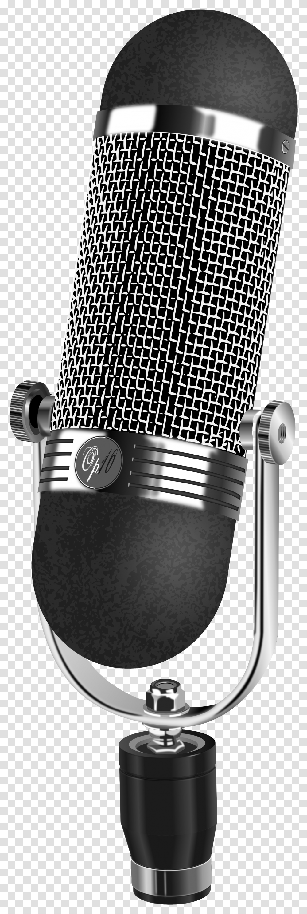 Vintage Microphone Art Microfono, Electrical Device, Lamp Transparent Png