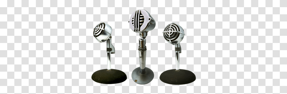 Vintage Microphone Table Microphones, Electrical Device Transparent Png