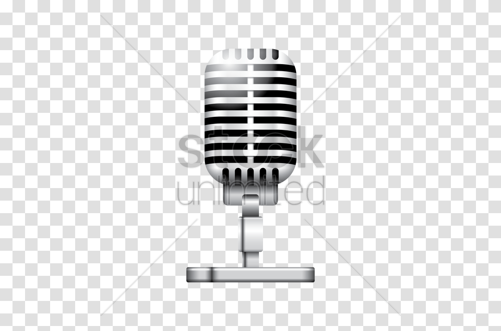 Vintage Microphone Vector Image, Electrical Device Transparent Png