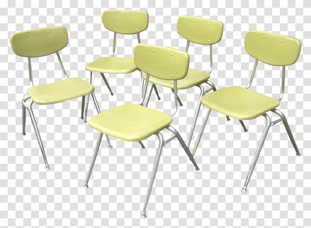 Vintage Mid Century Modern Virco School Chairs Solid, Furniture, Armchair Transparent Png