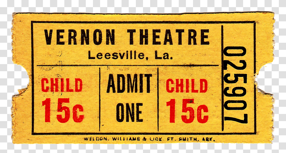 Vintage Movie Ticket Template Vintage Ticket, Paper, Poster Transparent Png