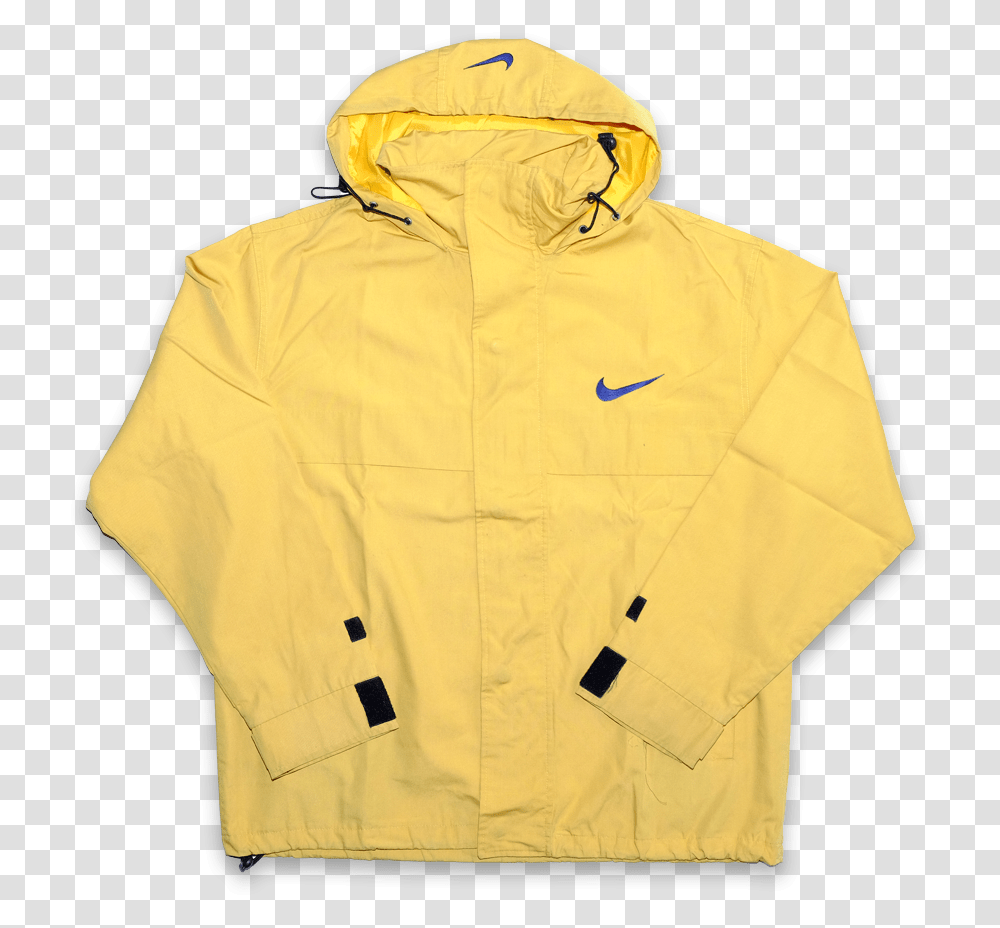 Vintage Nike Jacket Xlarge Hoodie, Clothing, Apparel, Coat, Raincoat Transparent Png