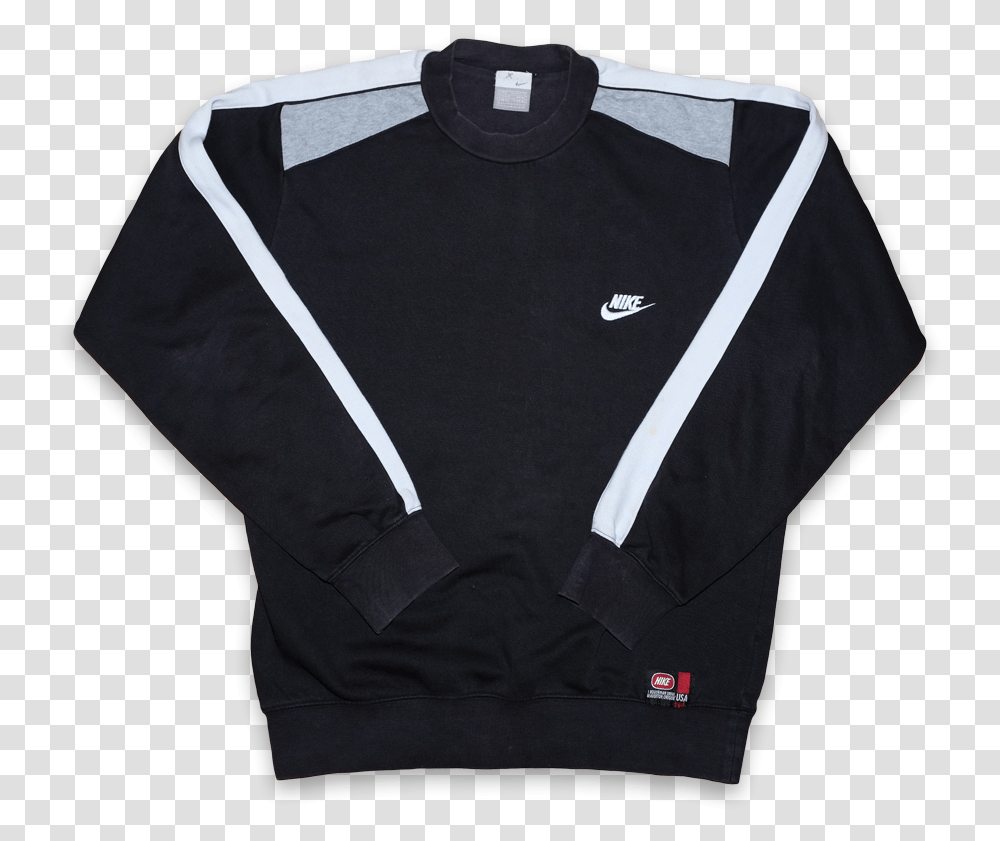 Vintage Nike Logo Sweater Medium Adidas, Clothing, Apparel, Sweatshirt, Hood Transparent Png