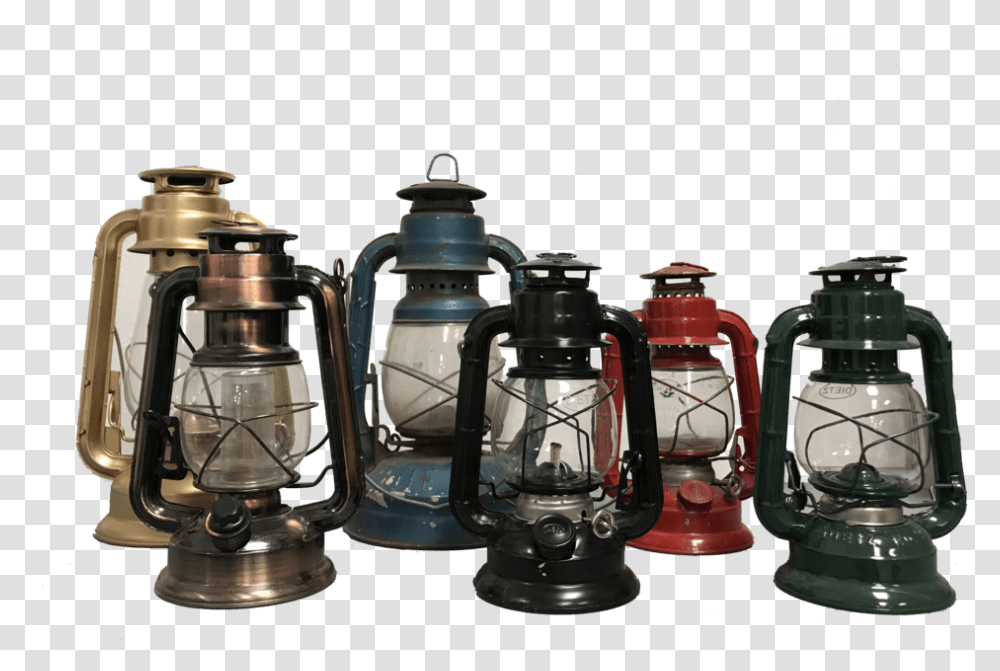 Vintage Oil Lamp Collection, Lantern Transparent Png