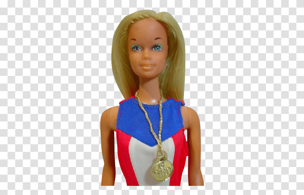 Vintage Olympic Barbie, Doll, Toy, Figurine, Person Transparent Png